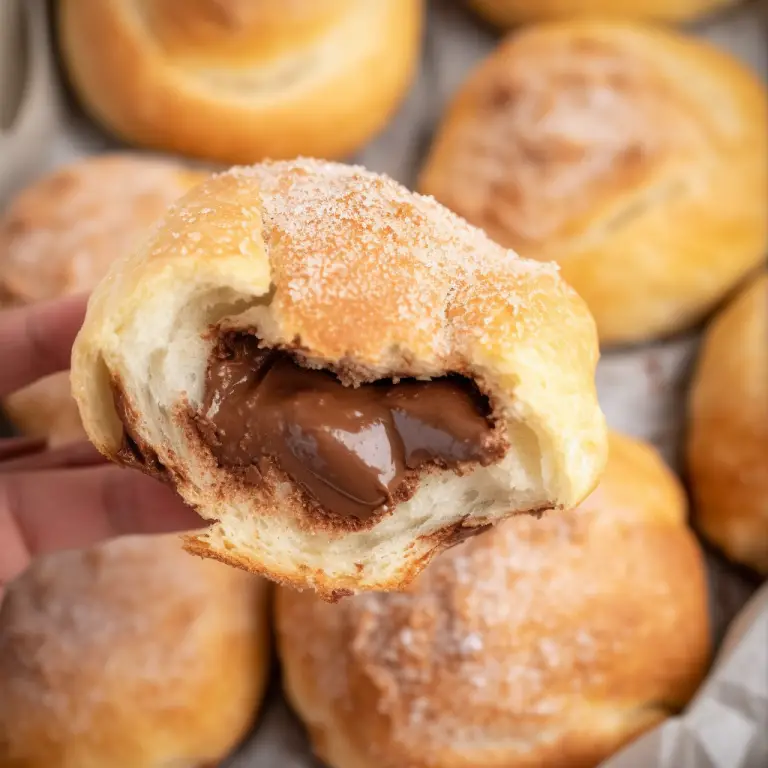 Quick and Delicious Air Fryer NUTELLA DOUGH BALLS