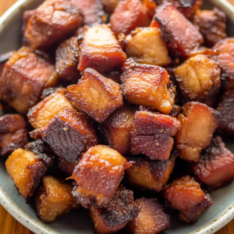 Quick and Delicious Air Fryer Pork Belly Bites
