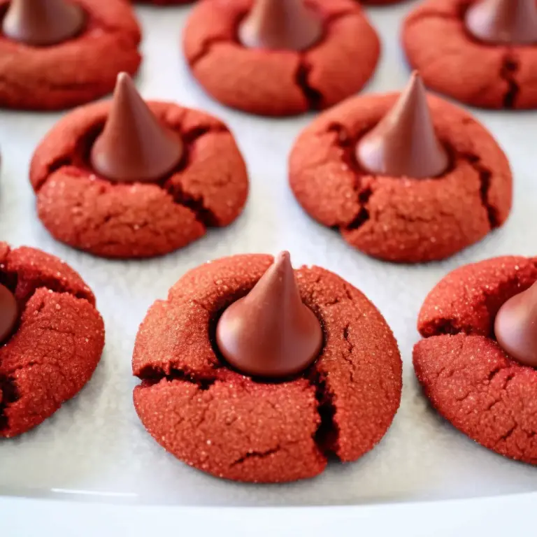 Step-by-Step Guide: Red Velvet Peanut Butter Blossoms