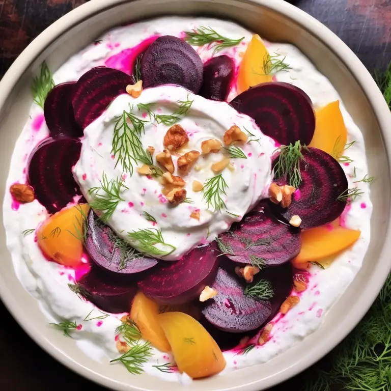 Easy Recipe: Beet & Yogurt Salad (Patzarosalata)