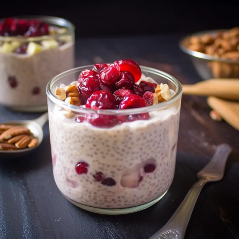 Discover the Deliciousness of Cranberry Walnut Overnight Oats
