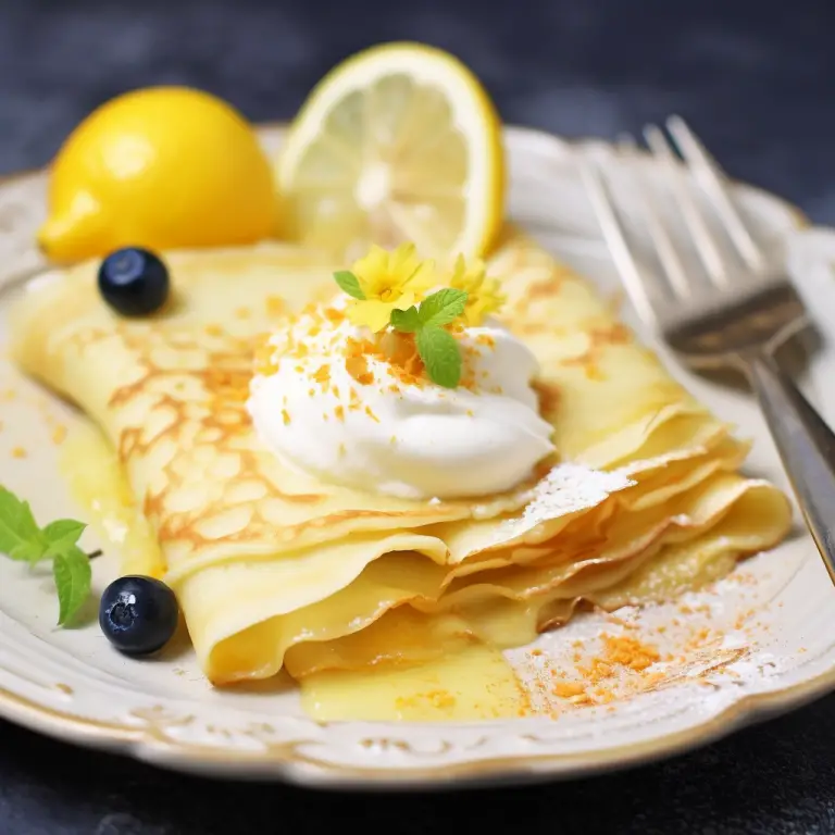 Discover the Secret to Perfect Lemon Crepes with Lemon Mascarpone