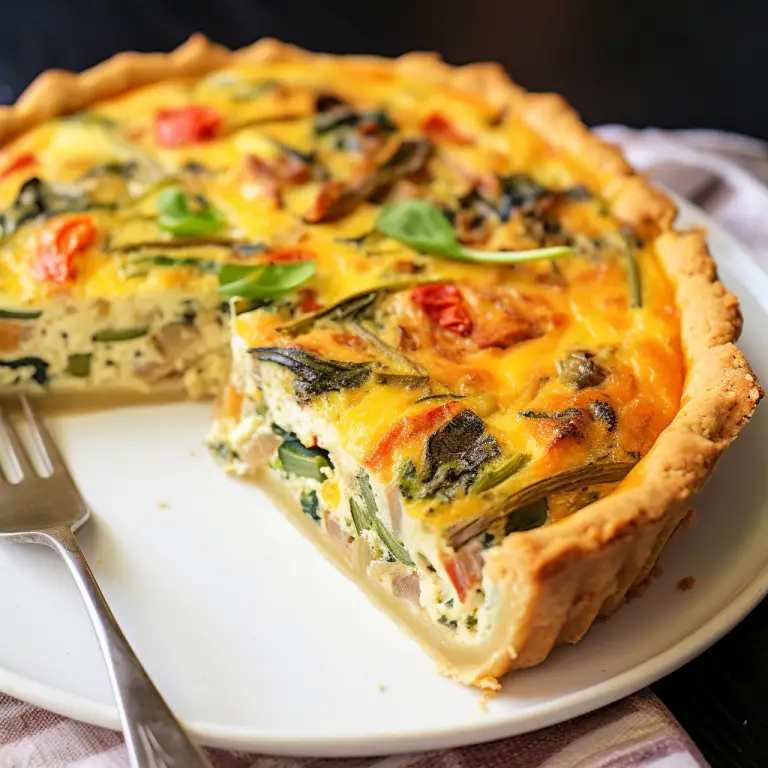 Quick and Tasty Veggie Lovers Quiche Recipe to Try Today
