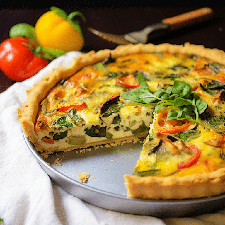 Quick and Tasty Veggie Lovers Quiche Recipe to Try Today