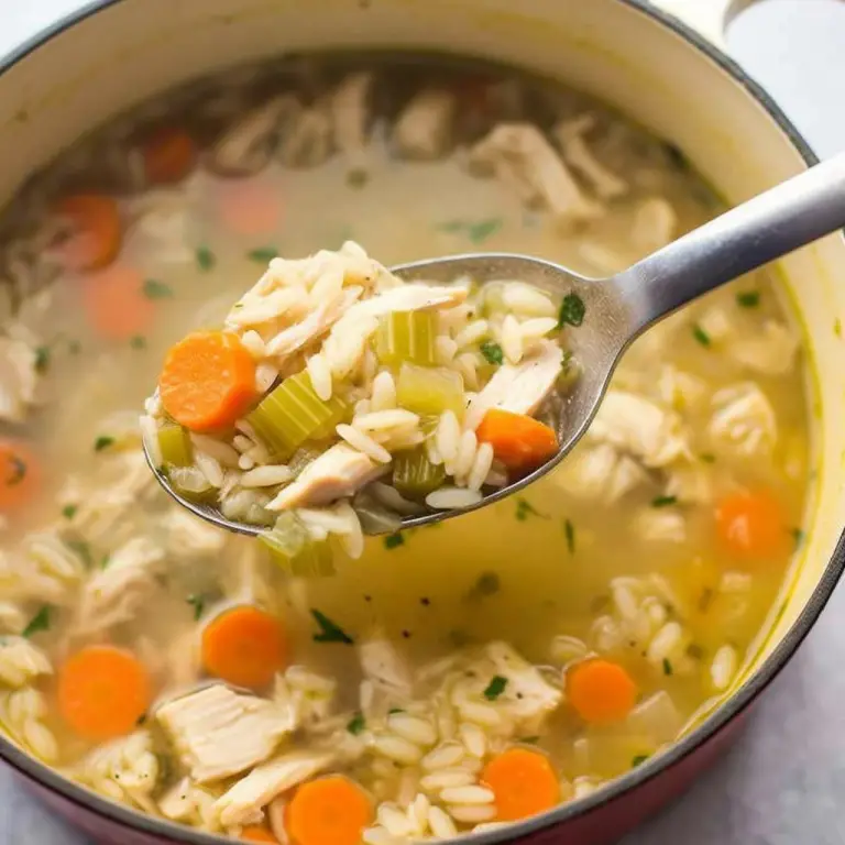 Easy Homemade Chicken and Rice Soup Recipe