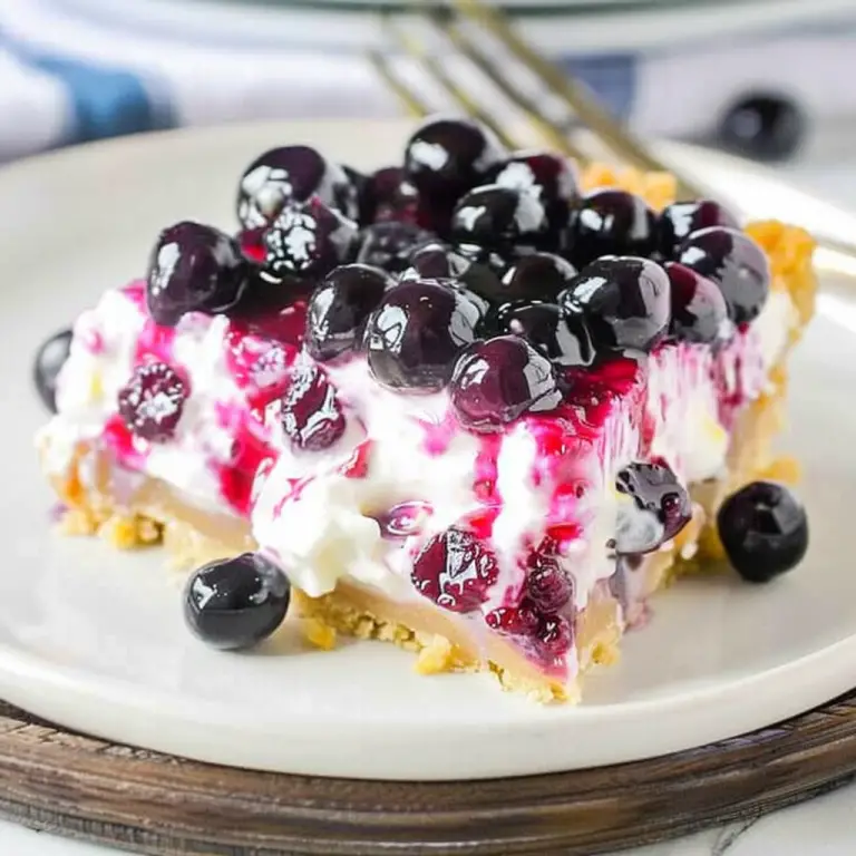 Easy Steps to Make a No Bake Blueberry Cheesecake