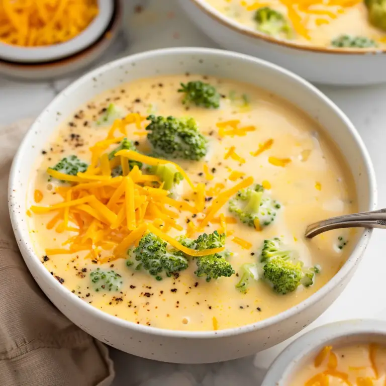 How to Make Broccoli Cheddar Soup from Scratch