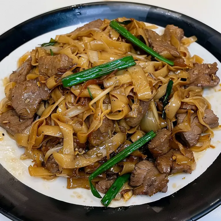 Quick and Easy Beef Chow Fun Recipe