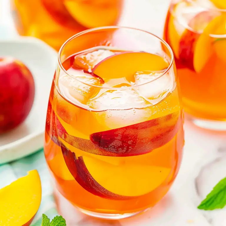 How to Make Peach Sangria A Refreshing Summer Drink