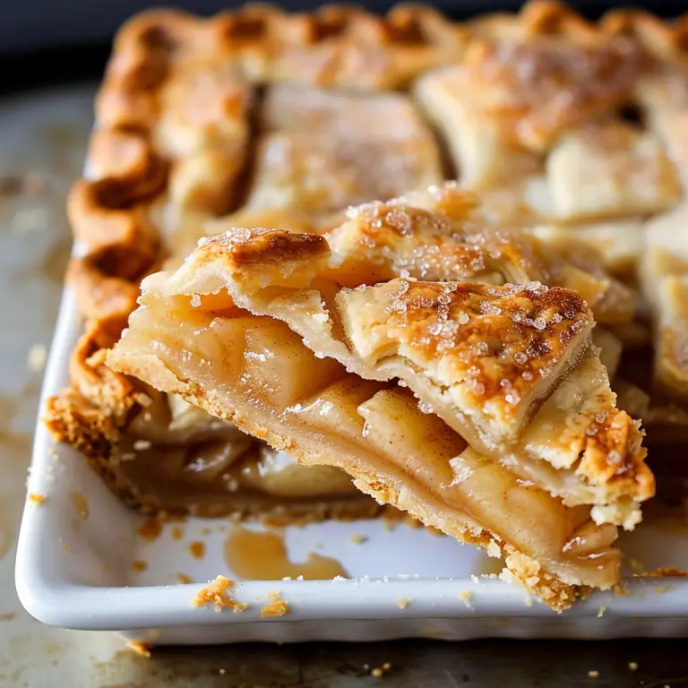 How to Make Apple Slab Pie from Scratch