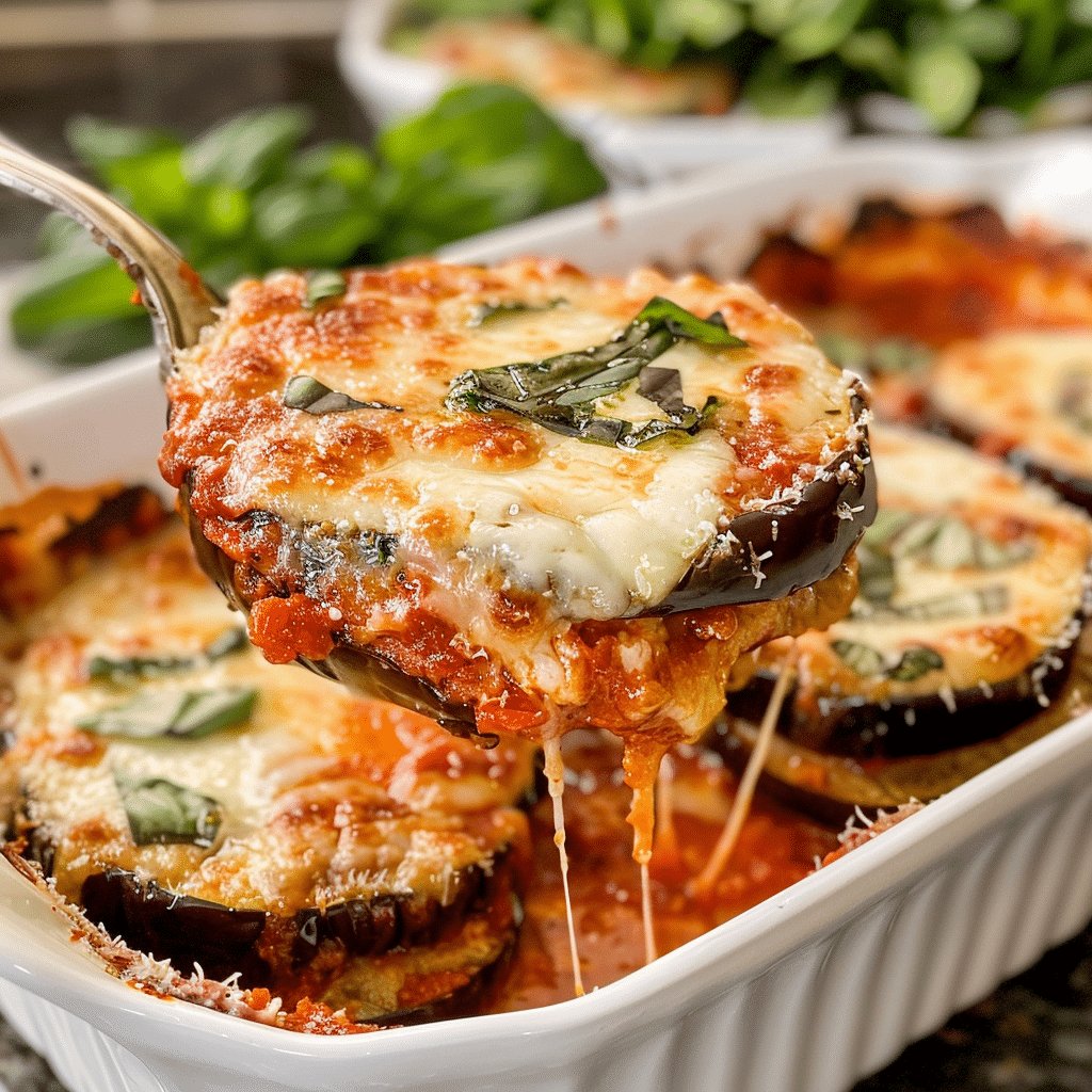 Easy Steps to Make Baked Eggplant Parmesan – Charm Recipes