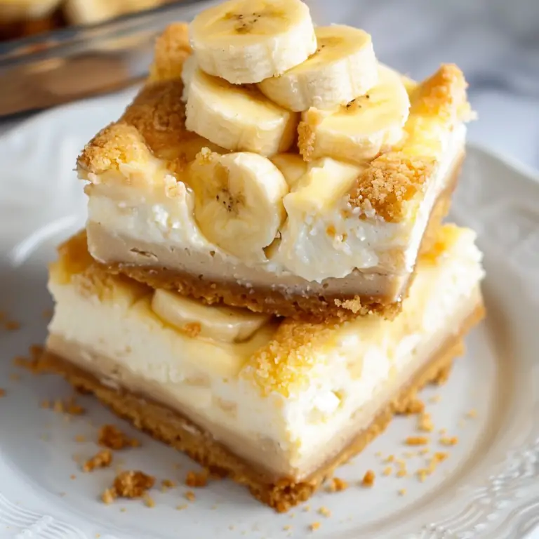 How to Make Banana Pudding Cheesecake Squares