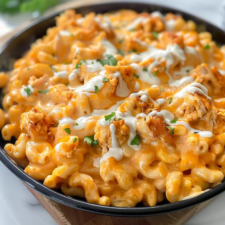How to Make Buffalo Chicken Mac and Cheese
