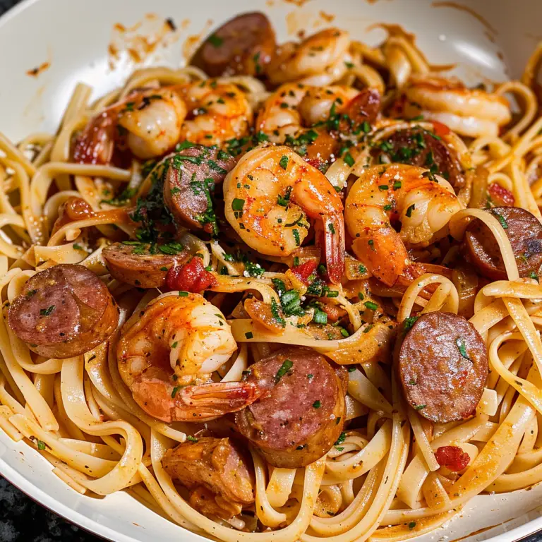 How to Make Quick and Delicious Cajun Shrimp Pasta with Sausage