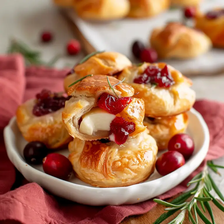 How to Make Cranberry Brie Bites