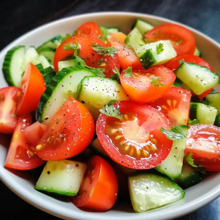 Easy Recipe: Cucumber Tomato Salad for a Healthy Meal