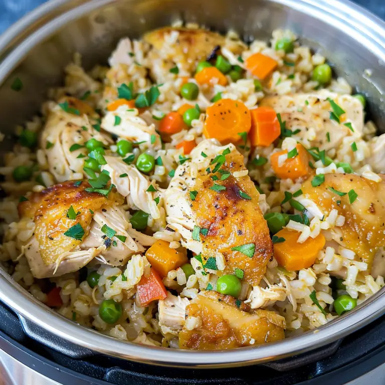 Quick and Delicious Instant Pot Chicken and Rice