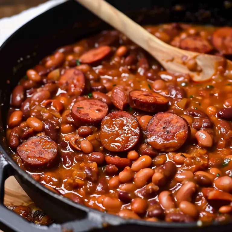 Easy Recipe for Kielbasa Baked Beans