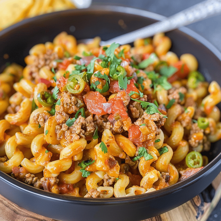 Easy Overnight Taco Pasta Recipe