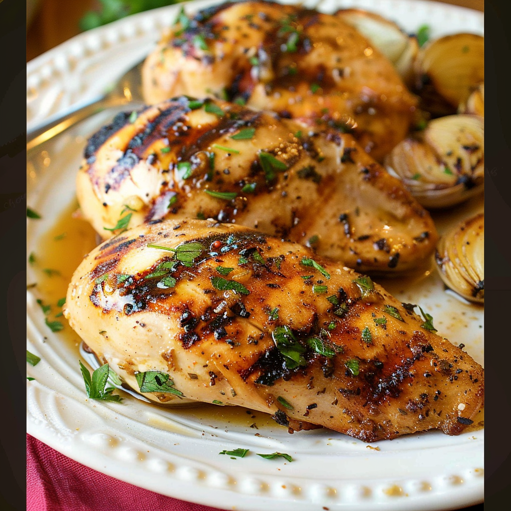 How to Make Roasted Garlic Italian Grilled Chicken – Charm Recipes
