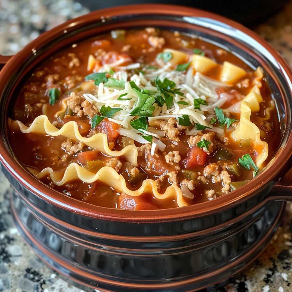How to Make Slow Cooker Lasagna Soup – Charm Recipes