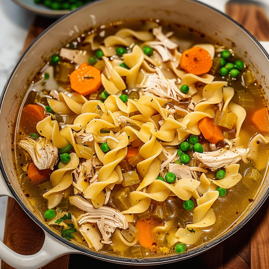 Cooking Turkey Noodle Soup from Scratch