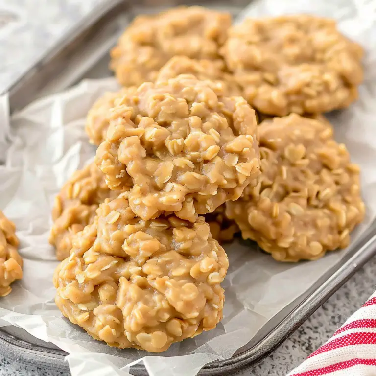 Quick and Delicious Peanut Butter No Bake Cookies