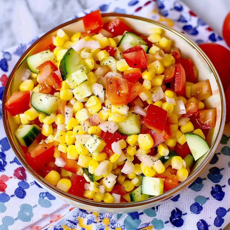Quick and Simple Corn Salad Recipe
