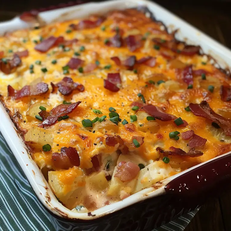 How to Make a Bacon, Potato, and Egg Casserole Step-by-Step