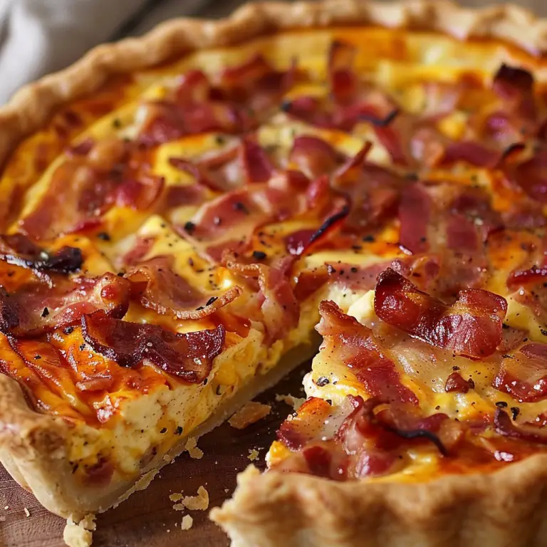 How to Make a Delicious Bacon and Cheese Quiche