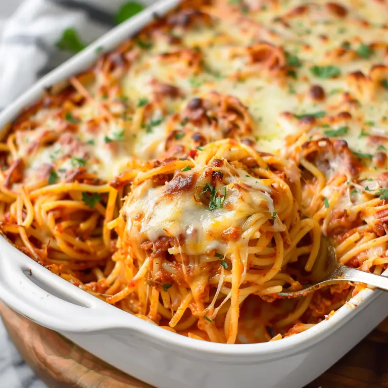 How to Make Delicious Baked Spaghetti