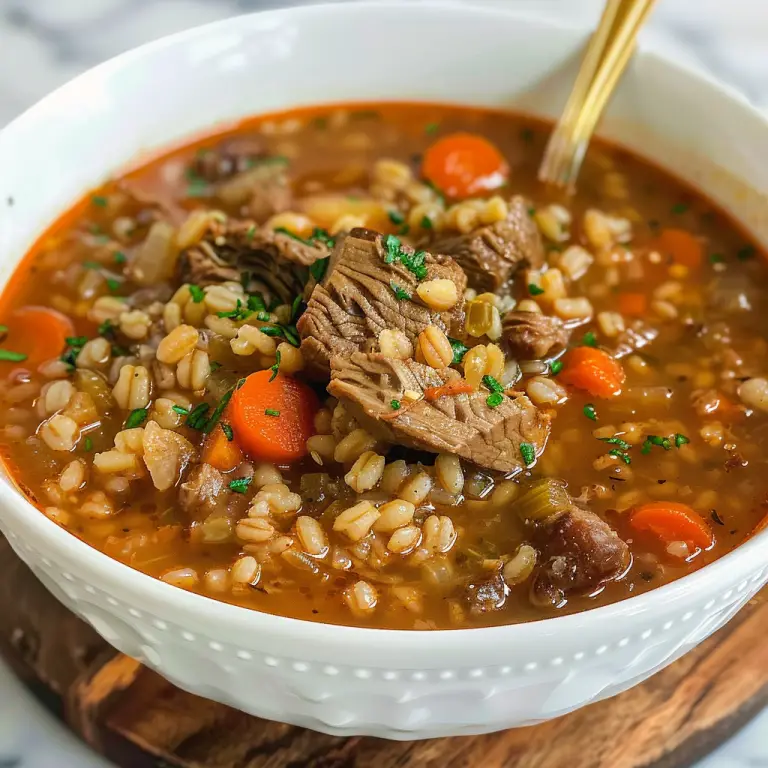 How to Make Delicious Beef Barley Soup