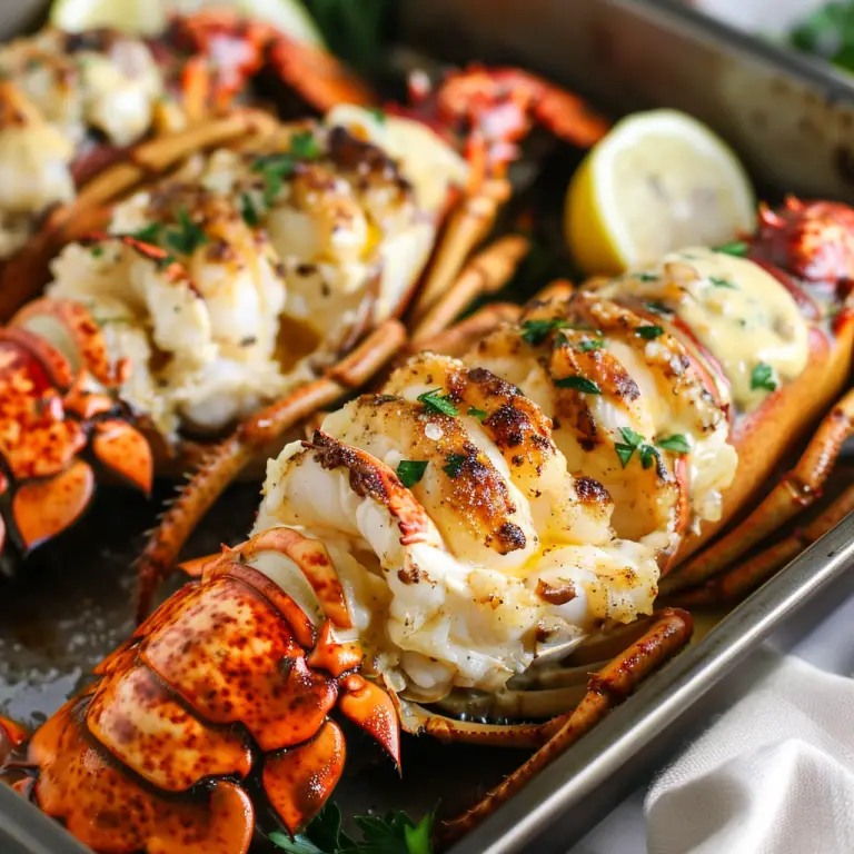 Cooking Broiled Lobster Tails with Lemon Butter