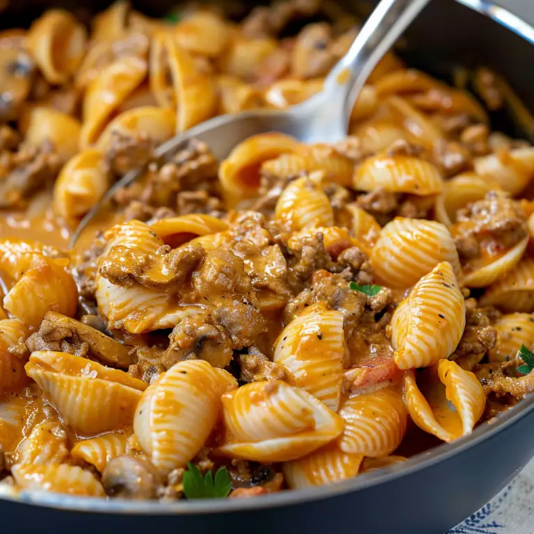 Creamy Beef and Shells: A Step-by-Step Recipe Guide