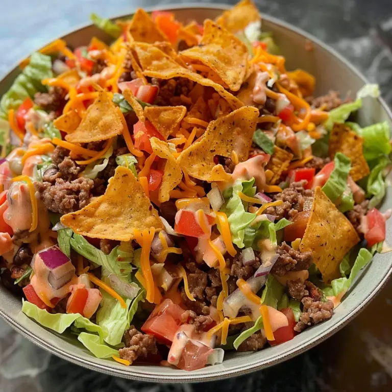 Quick and Delicious Doritos Taco Salad Recipe At Home
