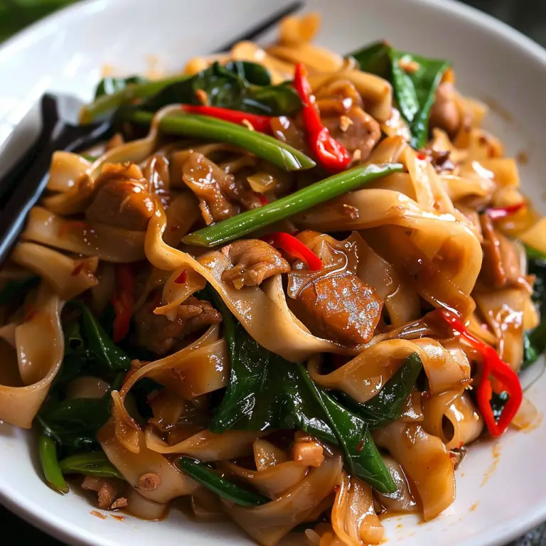 How to Make Authentic Drunken Noodles Pad Kee Mao