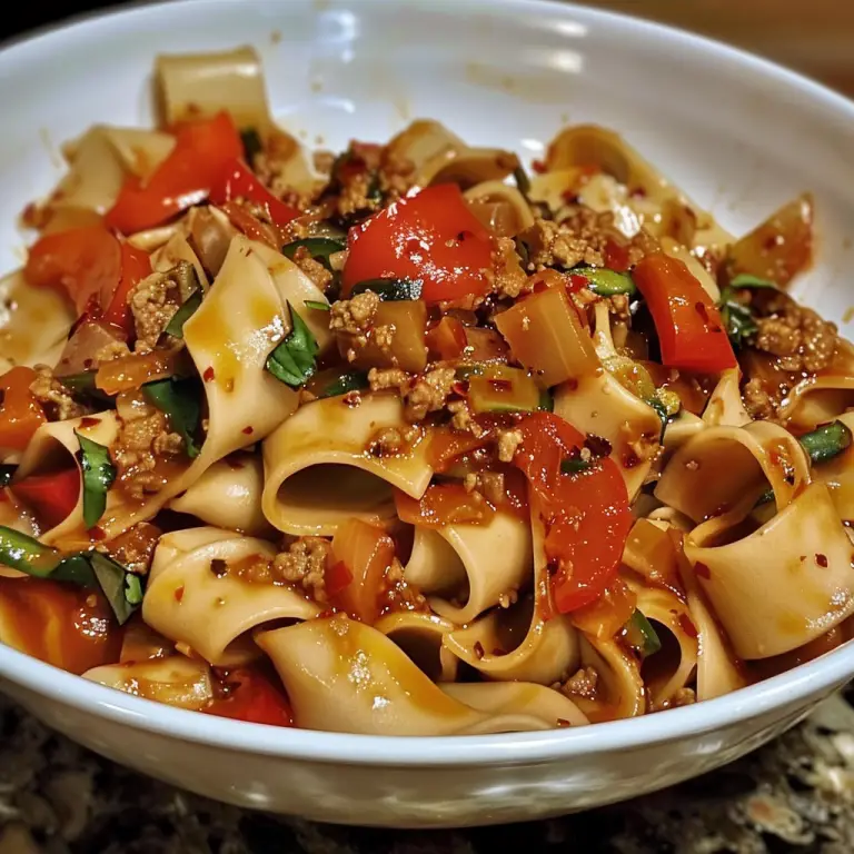 How to Make Italian Drunken Noodles at Home