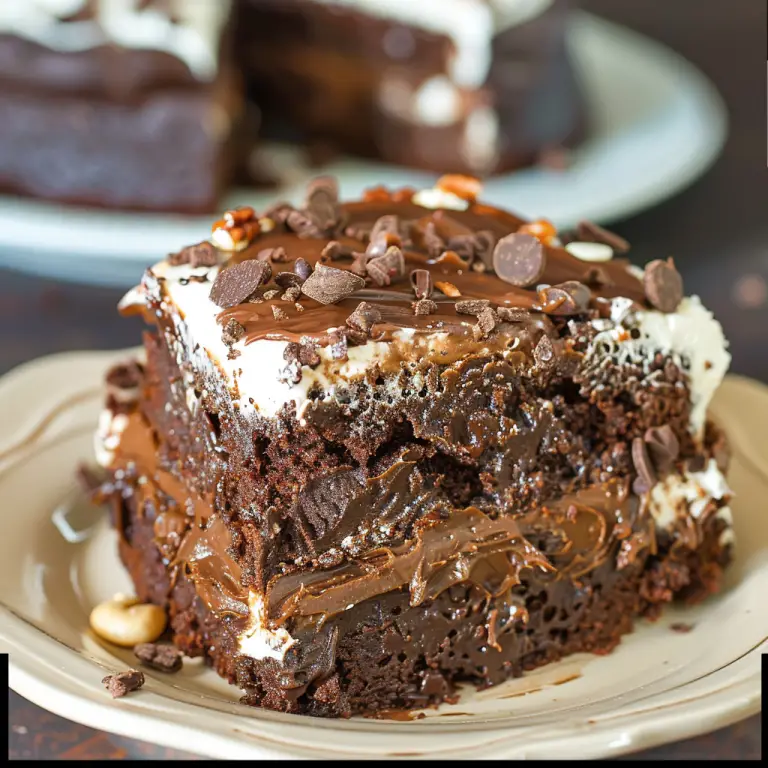 How to Make a Delicious Mississippi Mud Cake