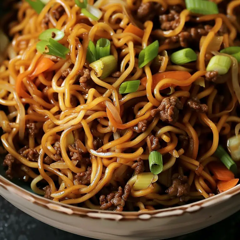 How to Make Slow Cooker Ground Beef Chow Mein