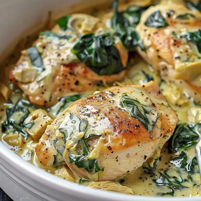 Cooking Slow Cooker Spinach Artichoke Chicken