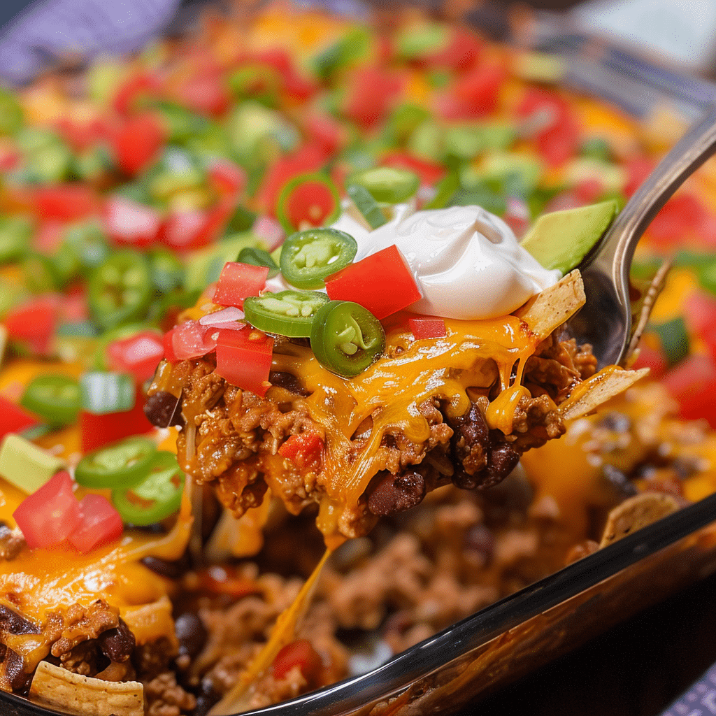 Easy Steps to Make Walking Taco Casserole