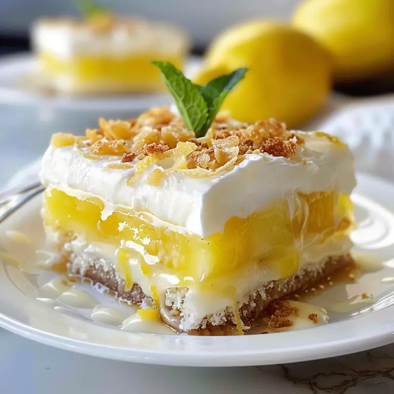 How to Make Lemon Lush Dessert At Home
