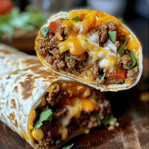 How to Make Homemade Nacho Cheese Beef Wrap