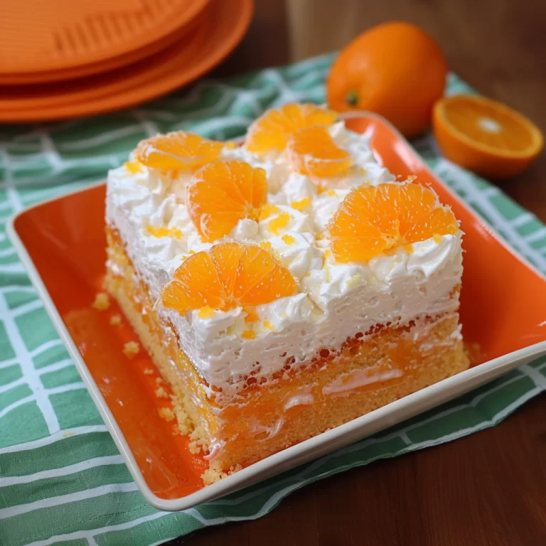 How to Make Orange Crush Poke Cake