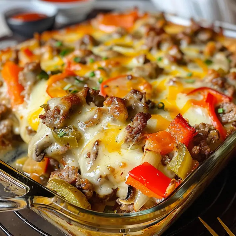 Easy Steps to Make Philly Cheesesteak Casserole At Home