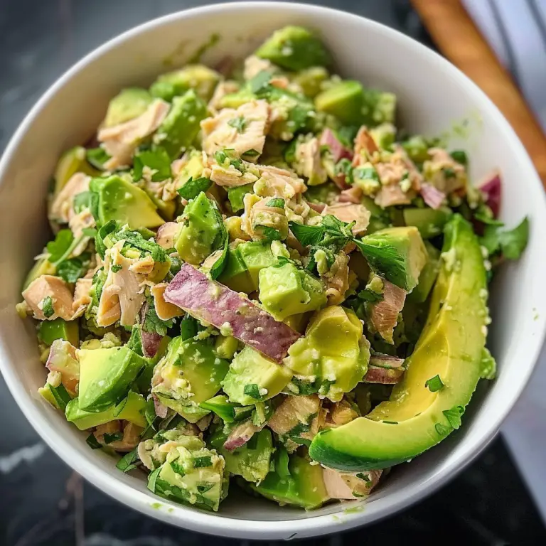 How to Make Avocado Tuna Salad with a Twist