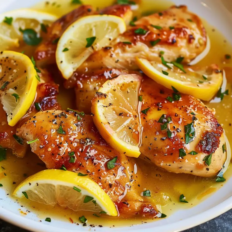 How To Make Lemon Chicken Recipe with Butter Sauce