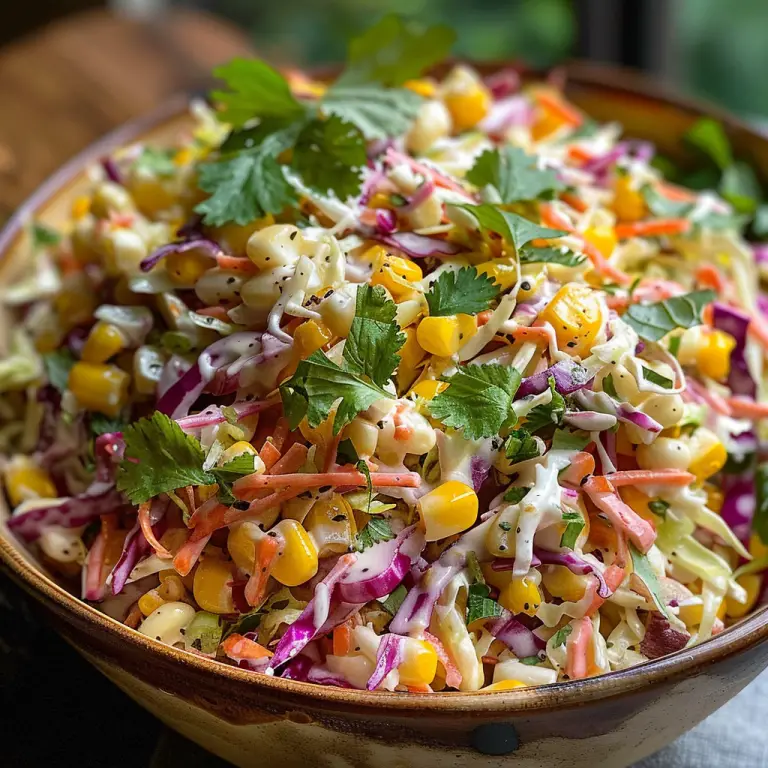 How to Make Mexican Street Corn Coleslaw