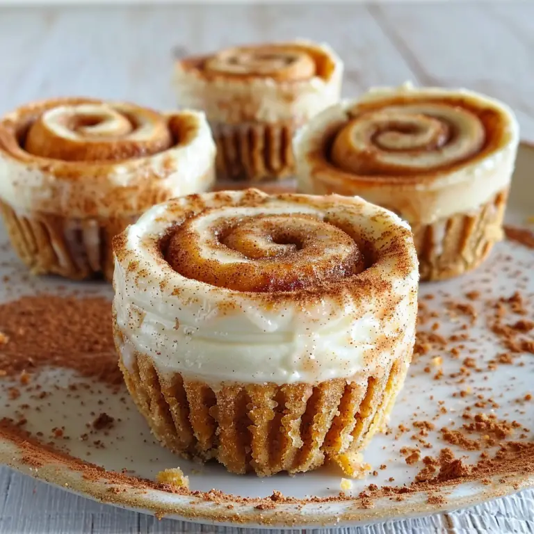 How To Make Mini Cinnamon Roll Cheesecakes At Home