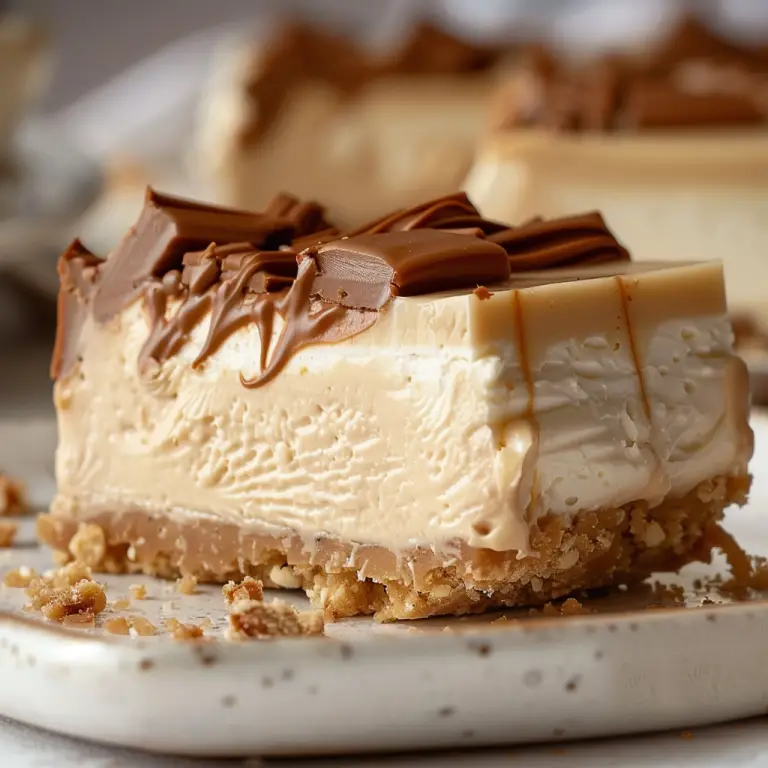 How To Make Quick and Simple No-Bake Kinder Cheesecake Bars